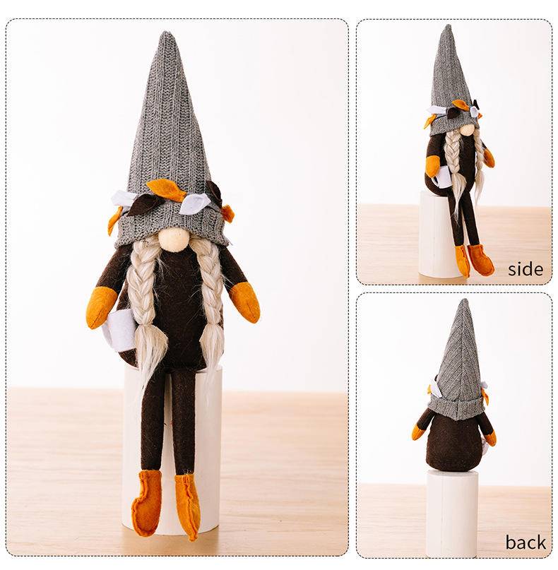 Knit Hat Gnome Ornament