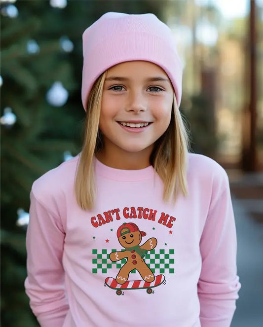 YOUTH-Can't Catch Me Gingerbread YOUTH Tee - Image #1