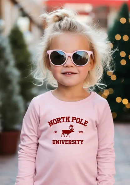 North Pole University Toddler Tee - Image #2