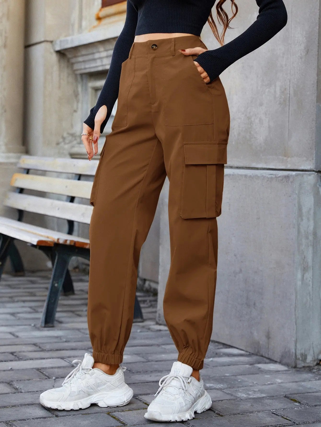 EZwear Slant Pocket Cargo Pants - Image #24