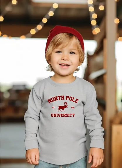 North Pole University Toddler Tee - Image #4