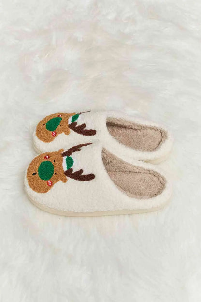 Melody Rudolph Print Plush Slide Slippers - Image #12