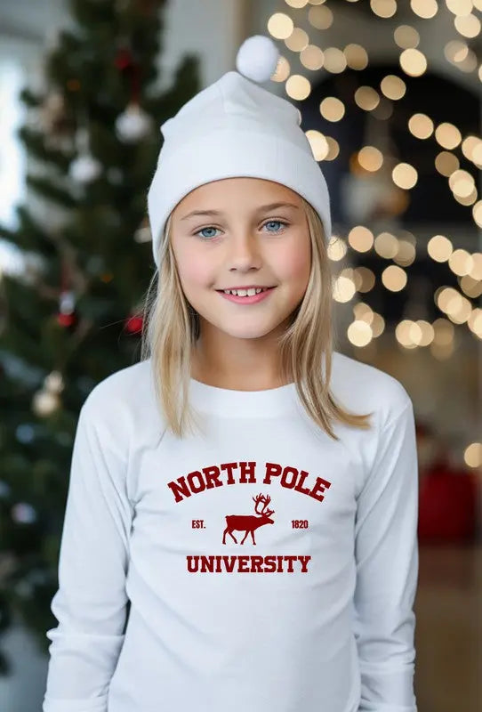 YOUTH - North Pole University Toddler Tee - Image #2