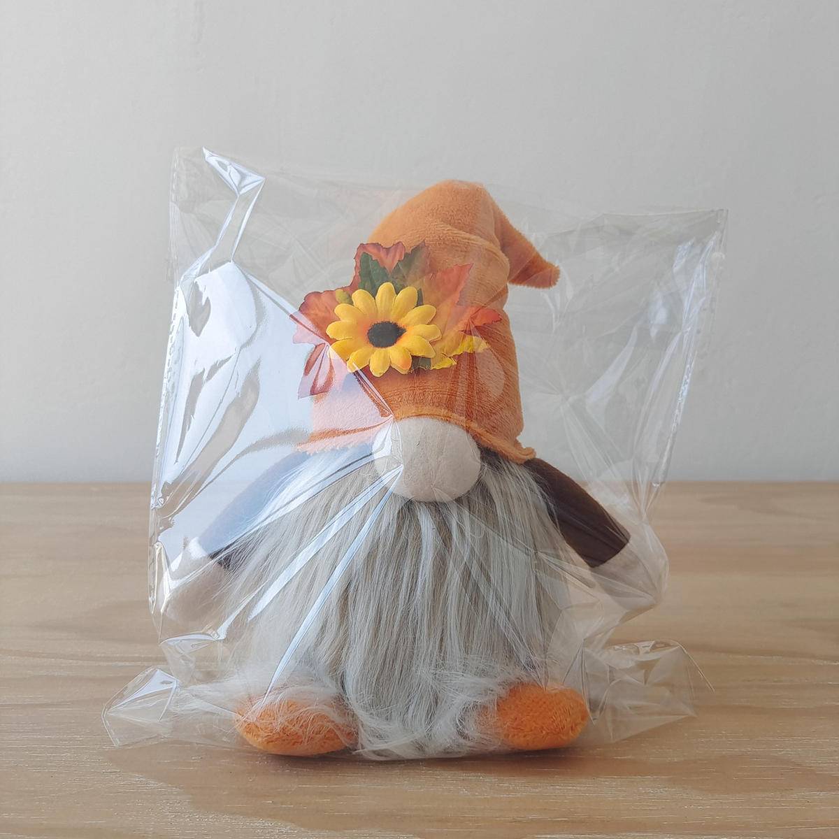 Thanksgiving Harvest Floral Luminous Gnome Ornament